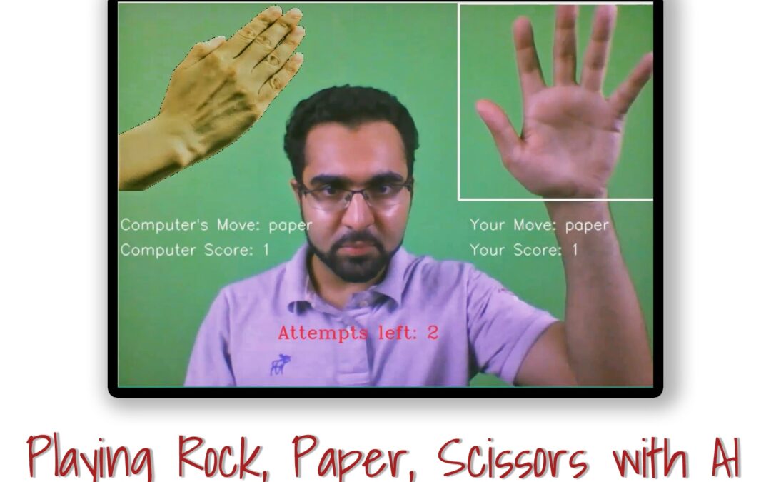(LearnOpenCV) Playing Rock, Paper, Scissors with AI