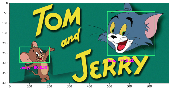 Tom and Jerry, Tensorflow Object Detection API