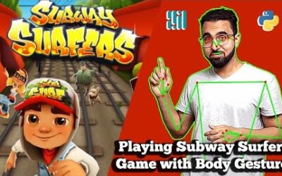 Controlling Subway Surfers Game with Pose Detection using Mediapipe and Python